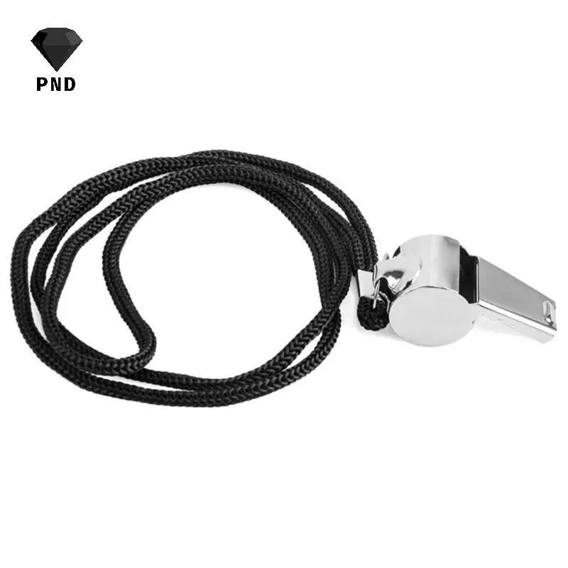 PND 1 Pa Kim Loại Còi Trọng Tài Thể Thao Bóng Bầu Dục Thép Không Gỉ Còi Bóng Đá Bóng Rổ Đảng Huấn Luyện raoog
