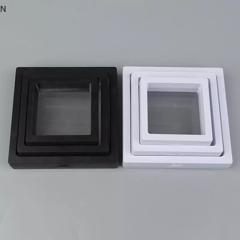 NS PE Phim Trâm Cài Đồng Đá Quý Hộp Bảo Quản Trang Sức Chống Bụi Triển Lãm Nhẫn Trường Hợp NS