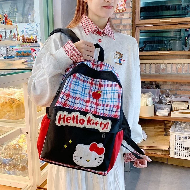 Balo cho bé gái lớp2 3 4 nhiều ngăn cấp 1 Phiên bản Hello Kitty dành cho nữ giới Hàn Quốc đi học
