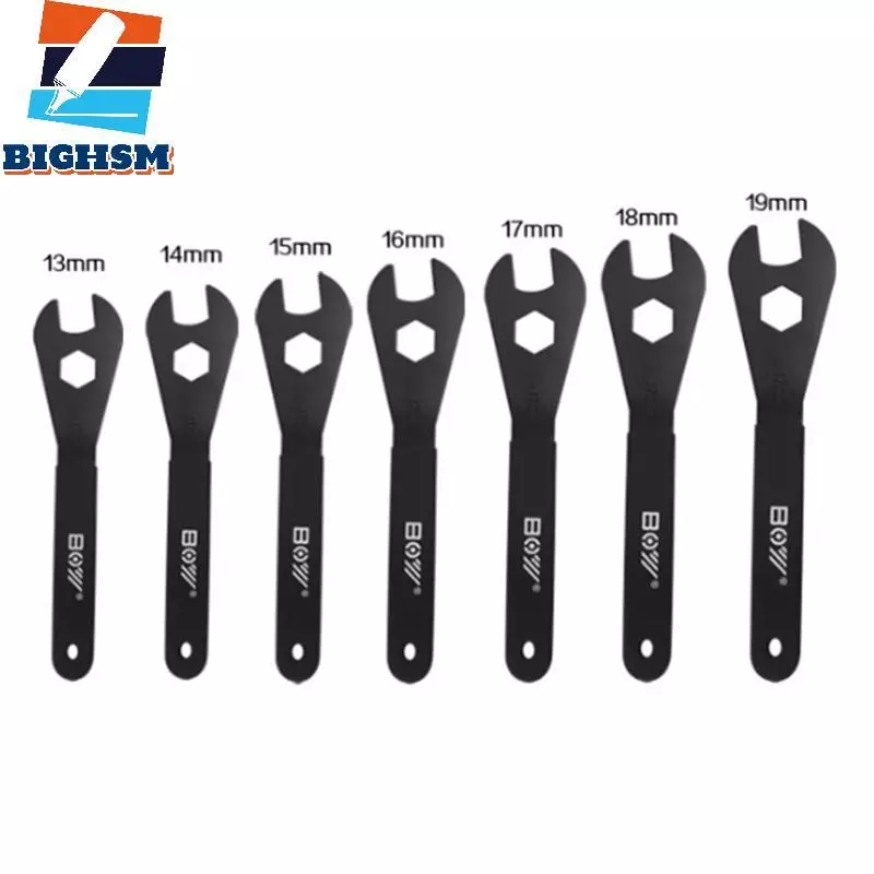 [BIGHSM] Cờ lê cờ lê xe đạp bằng thép Carbon cho hình nón 13mm 14mm 15mm 16mm 17mm 18mm 19mm