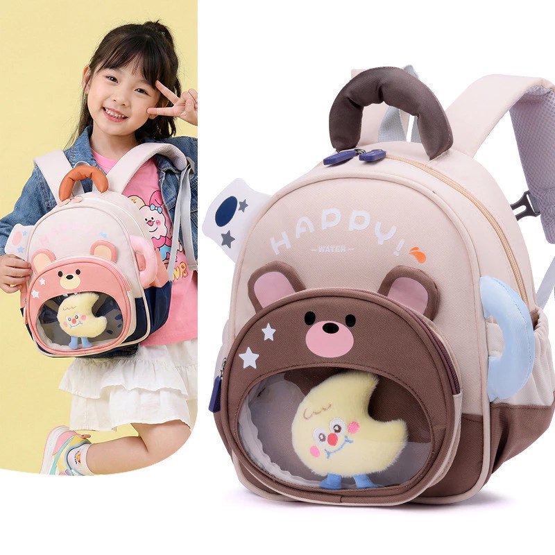 2026 Phong Cách Mới Mẫu Giáo Túi Đi Học Hoạt Hình Anime Ba Lô Bé Giáo Dục Sớm Bé Trai Bé Gái Túi Du Lịch