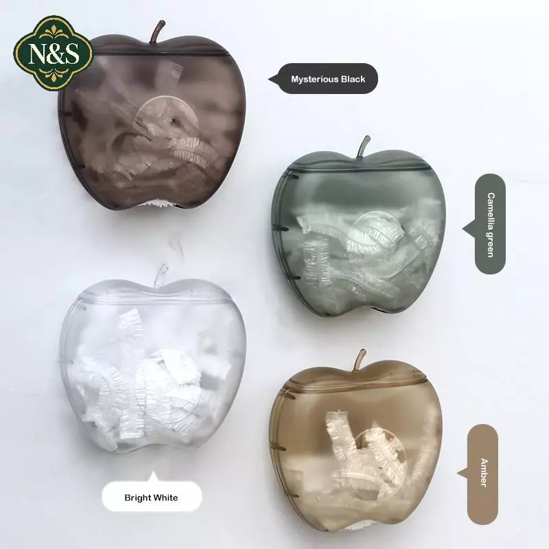 NS Tươi Giữ Túi Hộp Bảo Quản Trong Suốt Treo Tường Chống Bụi Đa Năng Hình Trái Cây Dùng Một Lần Phim Mũ Tắm Hộp Đựng NS