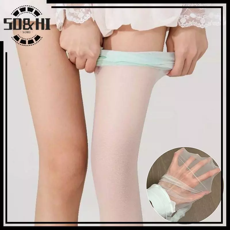 [SD & HI] Stoings màu xanh bạc hà dành cho nữ Mùa hè Làm trắng da mỏng Quần lót da tự nhiên Làm mịn và làm sáng da chân (vn)