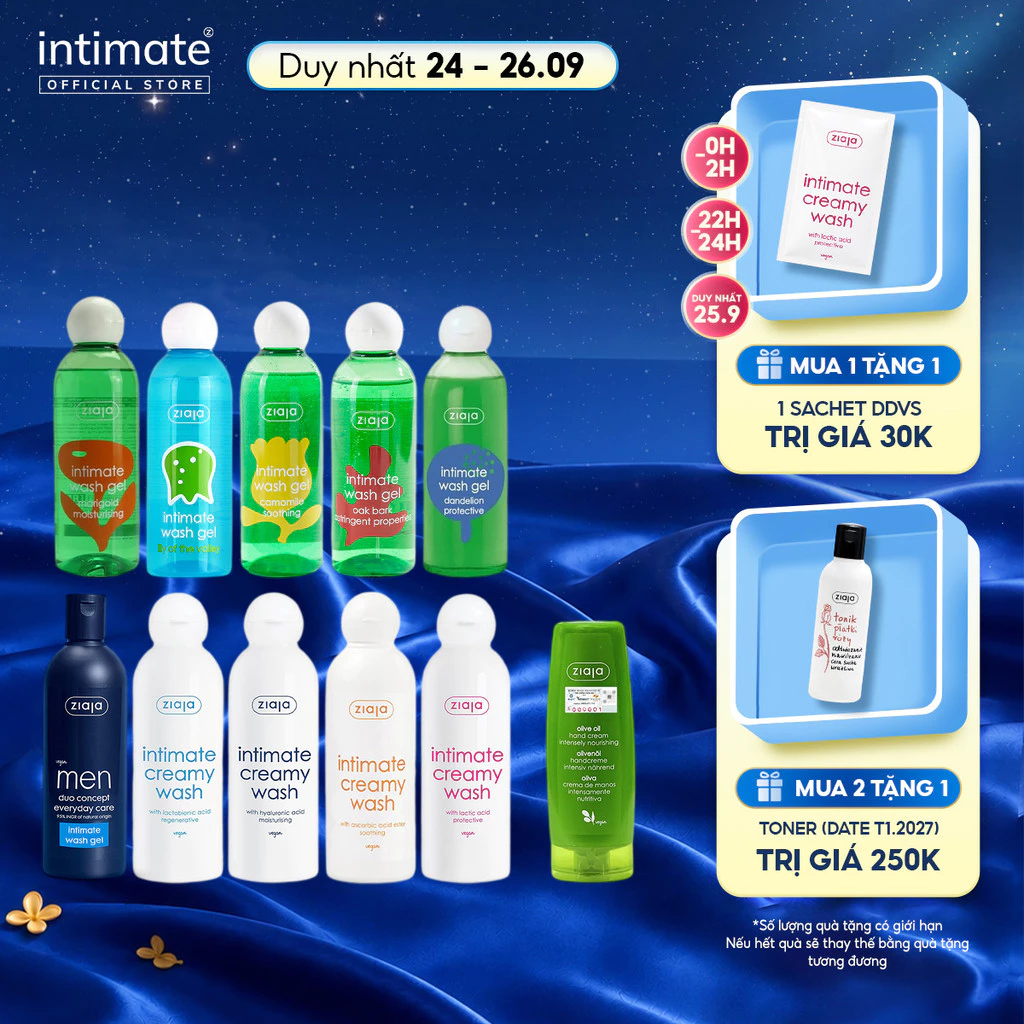 Combo Dung Dịch Vệ Sinh 200ml Và Kem Dưỡng Da Tay & Móng Ô Liu Ziaja Dưỡng Ẩm Da Mềm Mịn, Giúp Móng Chắc Khỏe 80ml