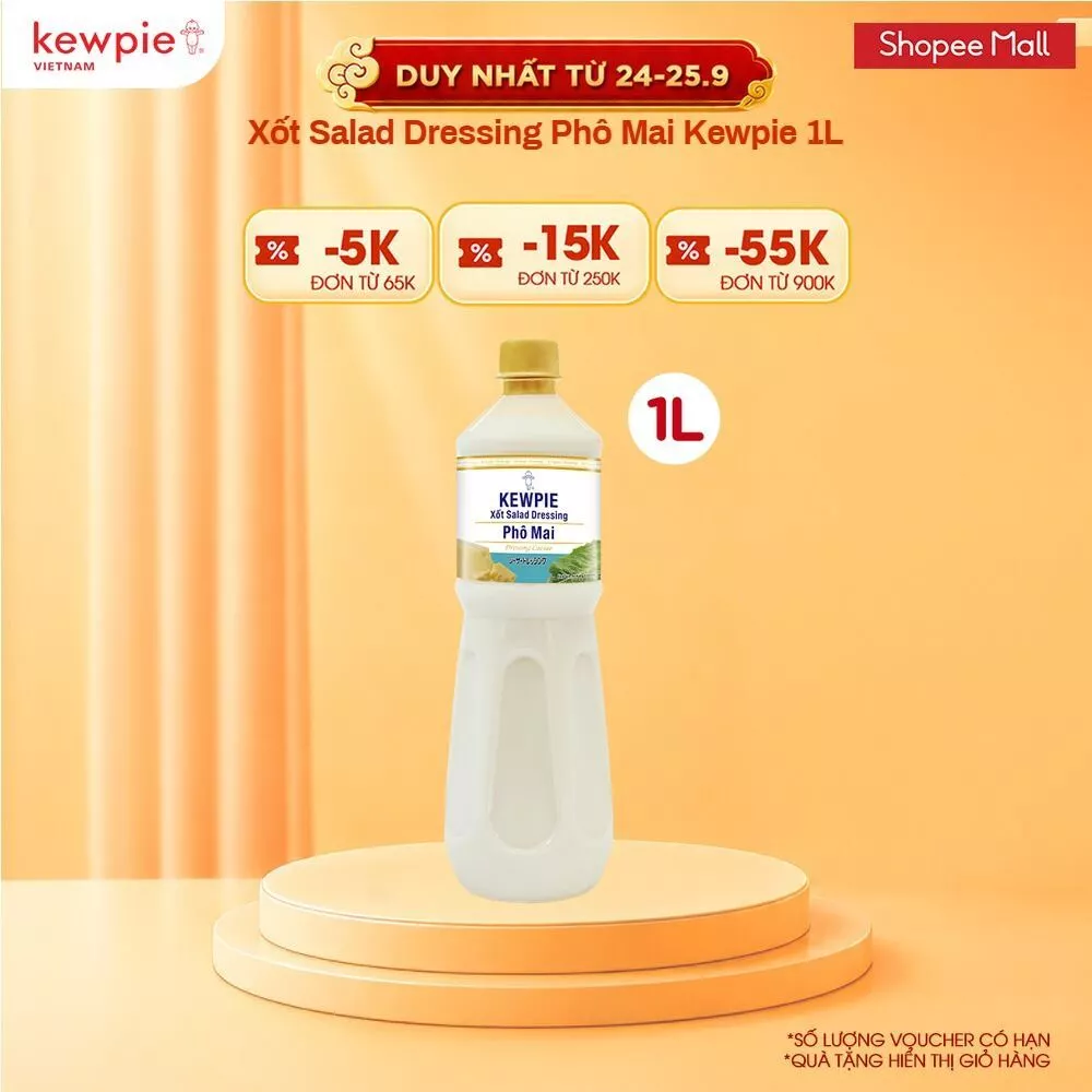 Xốt Salad Dressing Phô Mai Kewpie 1L