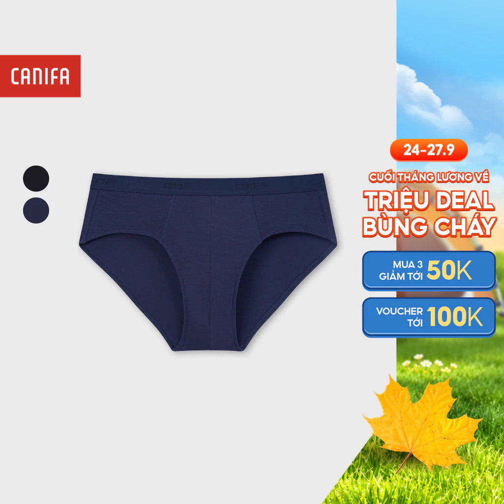 Quần lót tam giác nam modal CANIFA mềm mát, thấm hút và dễ chịu khi mặc 8UP26A005