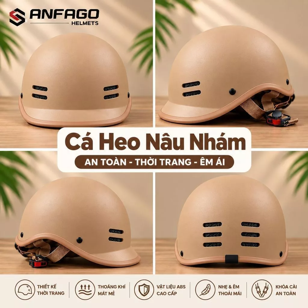 [ĐẠT CHUẨN] Mũ Bảo Hiểm Cá Heo Quatest 600g Siêu Nhẹ Freesize 53-58cm Chính Hãng, An Toàn