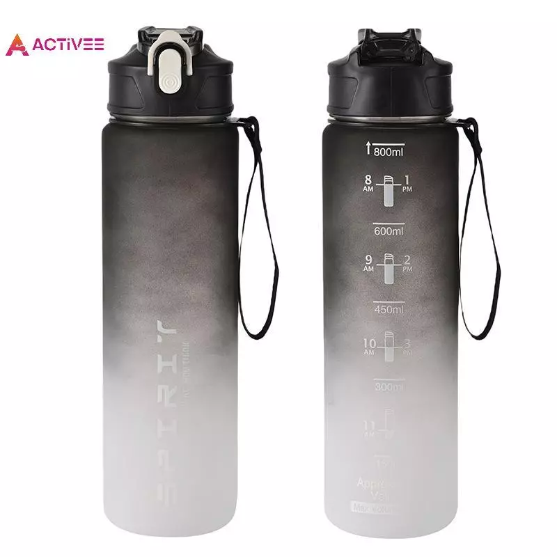 < Activee > 800ml / 28oz Bình Nước Thể Thao Dung Tích Lớn Chống Rò Rỉ Cốc Nhựa Nhiều Màu Sắc Uống Ngoài Trời Du Lịch Di Động Tập Gym Thể Dục Bình Đẹp