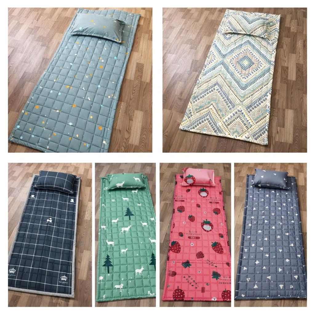 Nệm văn phòng ,tấm trải ngủ trưa gấp gọn 1 người ,topper nệm độ dày 2-3cm văn phòng