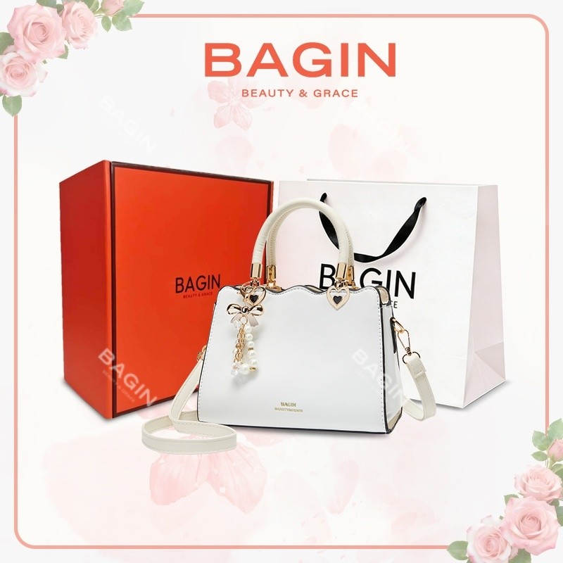 BAGIN Túi Xách Chéo Nữ Da Chống Cao Cấp Trang Trí Vòng Đáo Văn Phòng Thời…