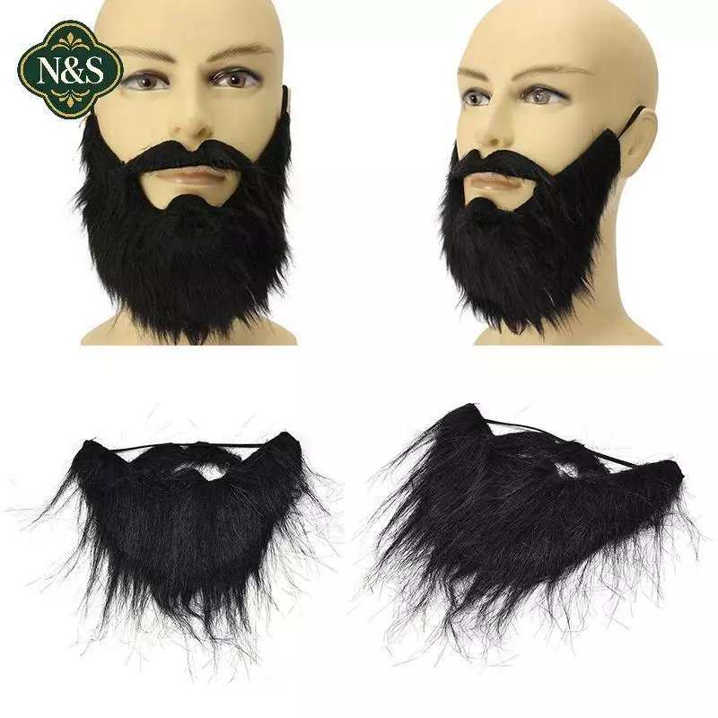 NS Trang Phục Ngộ nghĩnh Đảng Nam Người Halloween Râu Mặt Tóc Ngụy Trang Trò Chơi Bla ria mép NS