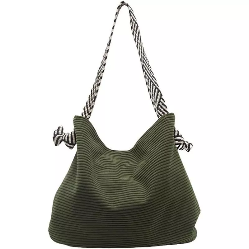 Corduroy Slouchy Hobo Túi Dành Cho Nữ Túi Tote vải nhung cỡ lớn có dây đeo rộng Công sở thông thường Túi xách đeo vai du lịch