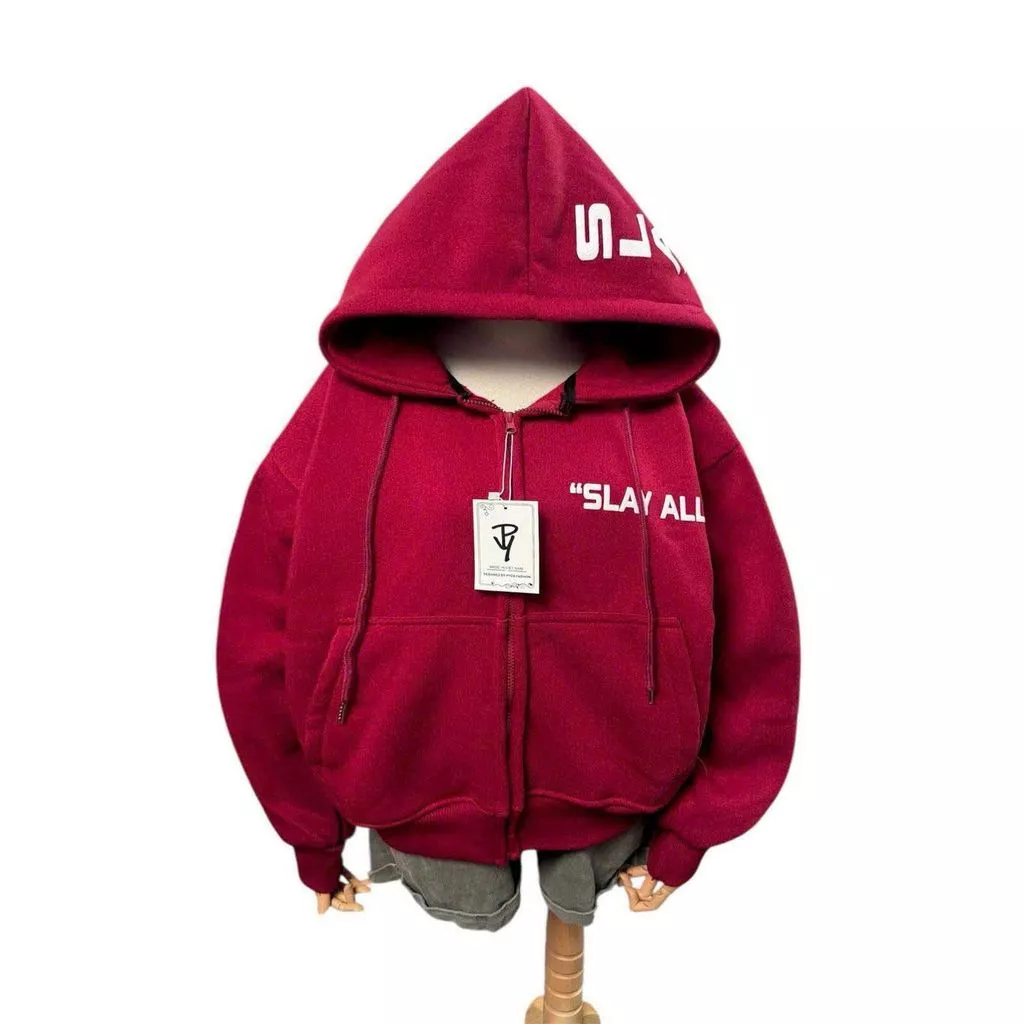 ( Deal mở bán ) Áo Khoác Hoodie Zip Unisex Dày Dặn - Thời Trang Giá Rẻ, Chất Liệu Nỉ  sllay all -thubio97