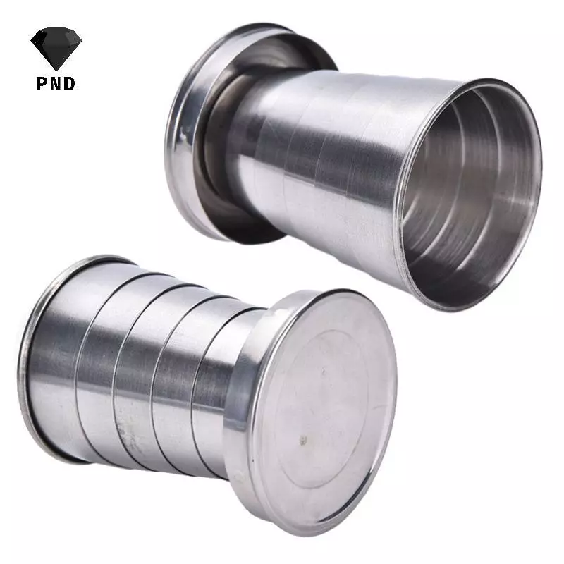 PND Mini Inox Di Động Du Lịch Ngoài Trời Gấp Gấp Cốc Kính Thiên Văn raoog