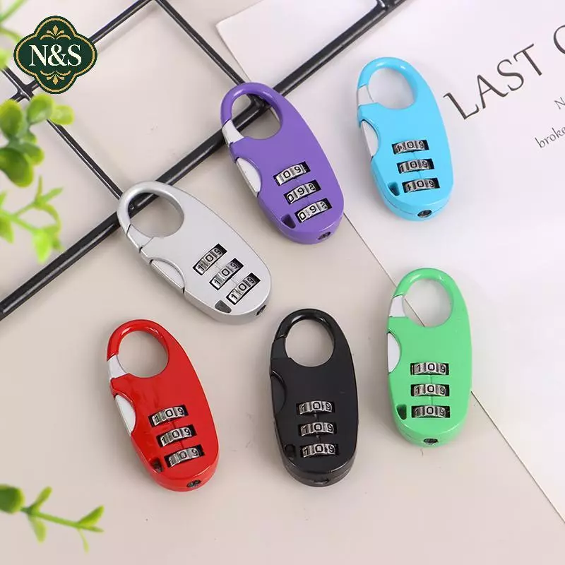NS 3 Chữ Số Mật Khẩu Lo Ký Túc Xá Tủ Lo Bapa Dây Kéo Lo Hành Lý Padlo Di Động Mã Lo NS