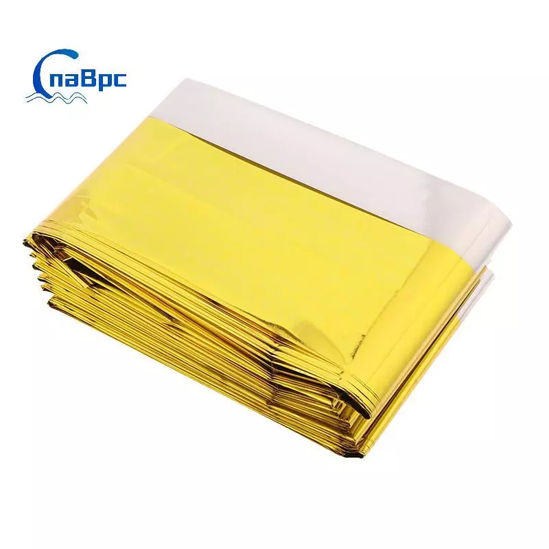 < CnaBpc > Chăn giữ nhiệt khẩn cấp ngoài trời Cứu hộ sinh tồn Chăn sơ cứu Gấp hạ thân nhiệt Chống gió Khám phá Thảm cắm trại Pad Mới