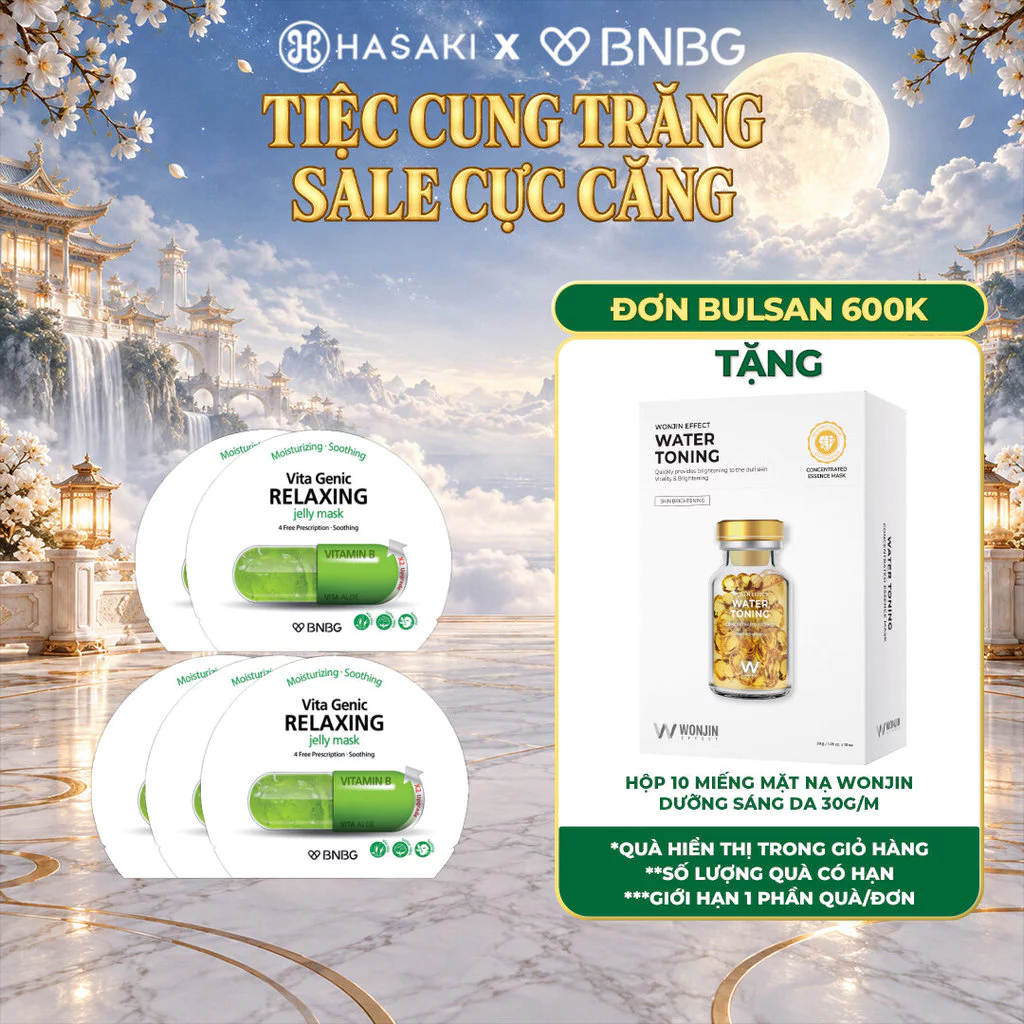 [BULSAN] Combo 5 Mặt Nạ BNBG Jelly Mask 30ml (Mới) Hasaki Sản Phẩm Chính Hãng