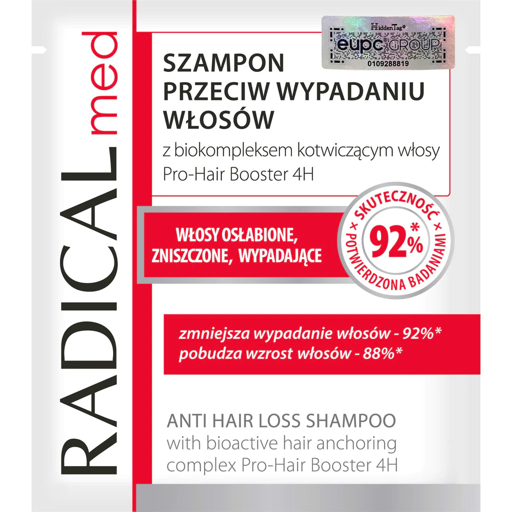 Dầu gội ngừa rụng tóc Radical Med Anti Hair Loss Shampoo 7ml - Chất lượng chuẩn Châu Âu EUPC STORE