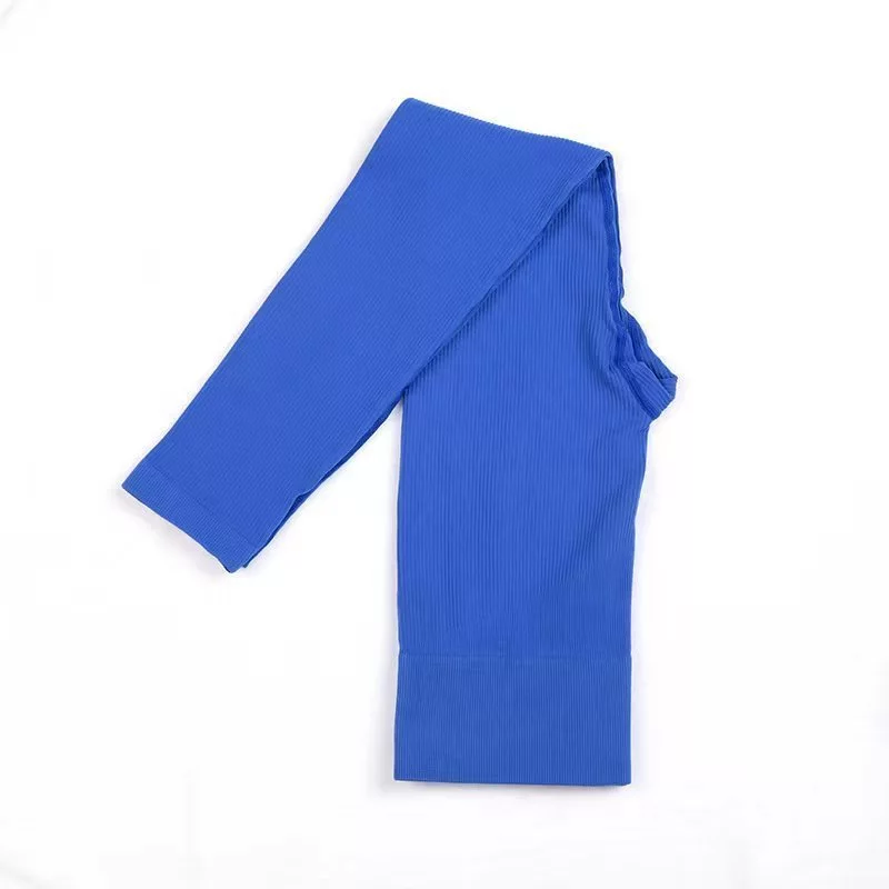 Châu Âu Mỹ Liền Mạch Quần Thể Thao Đào Mông Co Giãn Cao Nâng Mông Quần Legging Eo Cao