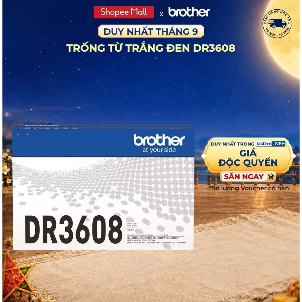 Trống từ trắng đen DR3608