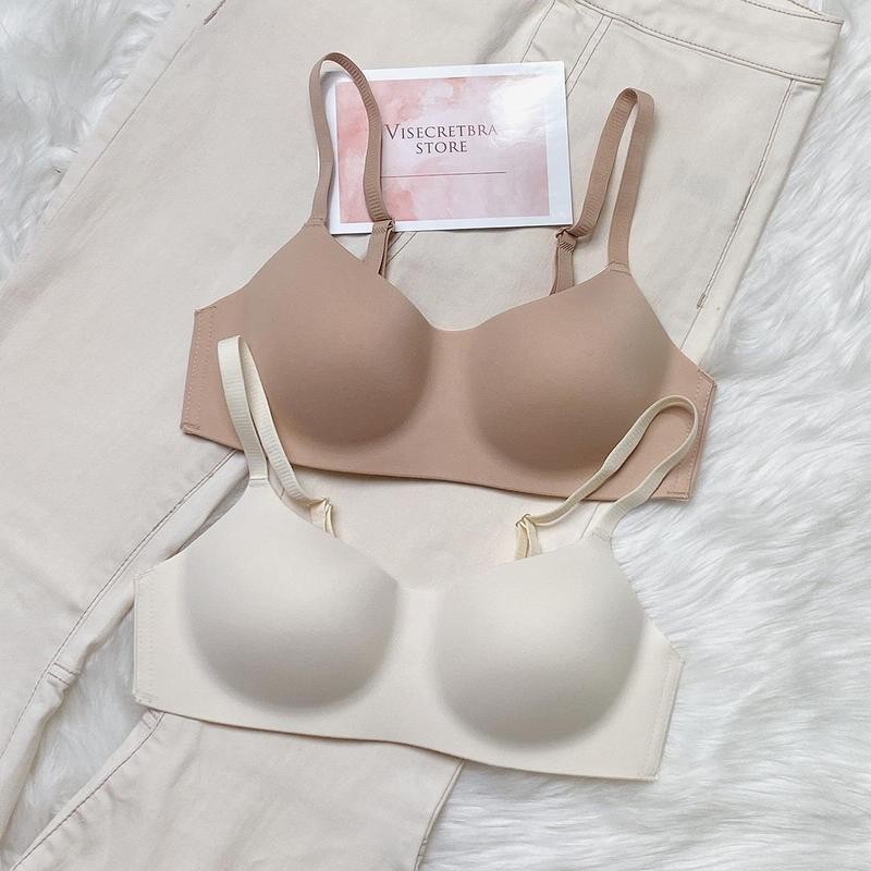 230860 -- [Áo Lùi Size] Áo Lót Áo Ngực Nữ Không Gọng Chống Xệ Gom Quả Mút Mỏng Áo Bra Su Đúc Không Gọng Mút Mỏng