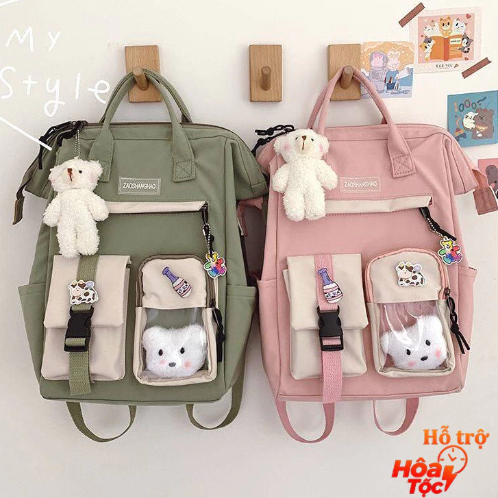 Balo nam nữ đi học đi làm Backpack chống nước nhiều ngăn đựng laptop 13 14 15 6 inch.b0014