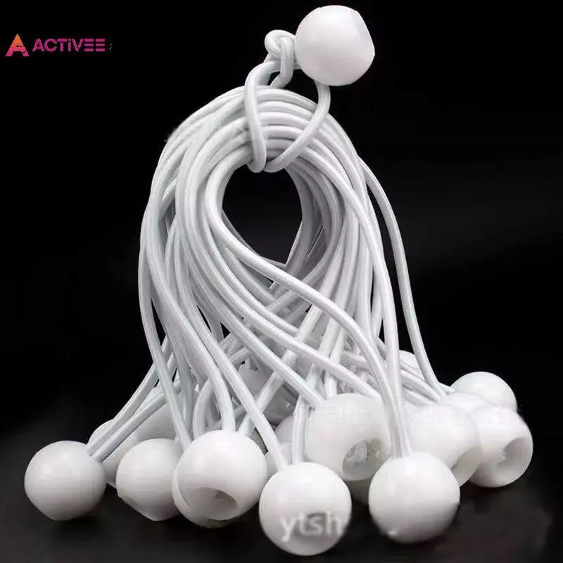 < Activee > 10 Chiếc Bungee Bóng Bạt Vải Bạt Cột Cờ Dây Kết Thúc Dây Đàn Hồi Ren Thuyền Cố Định Cột Lều Cắm Trại Phụ Kiện Đẹp