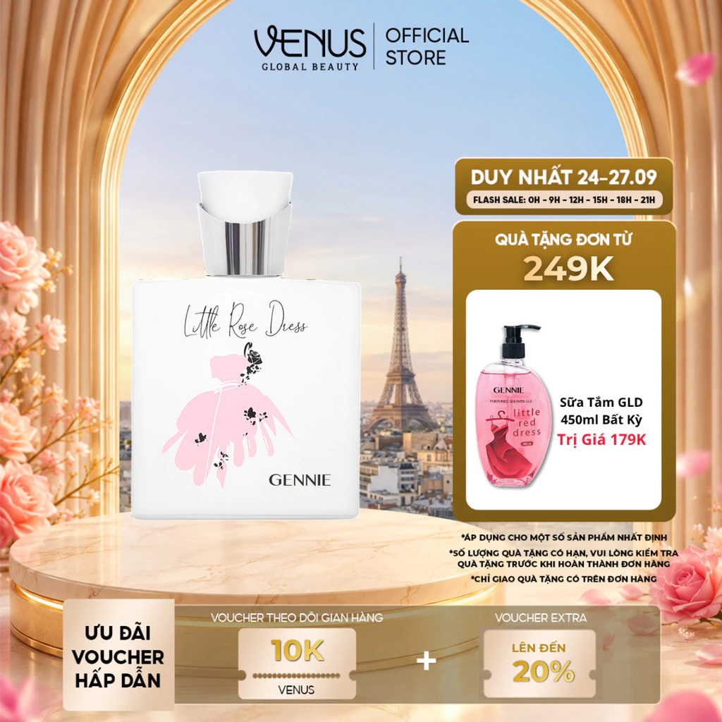 [MEMBERSHIP] [MUA LÀ CÓ QUÀ] Nước hoa Nữ Gennie Little Rose Dress 50ml