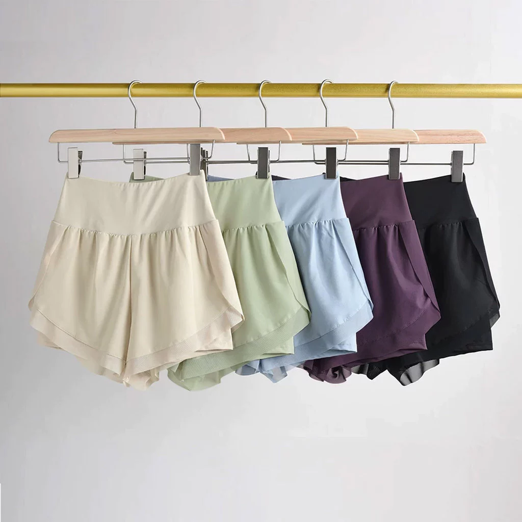 Quần Short Thể Thao / Tập Yoga / Chạy Bộ Dáng Rộng Có Túi Tiện Lợi