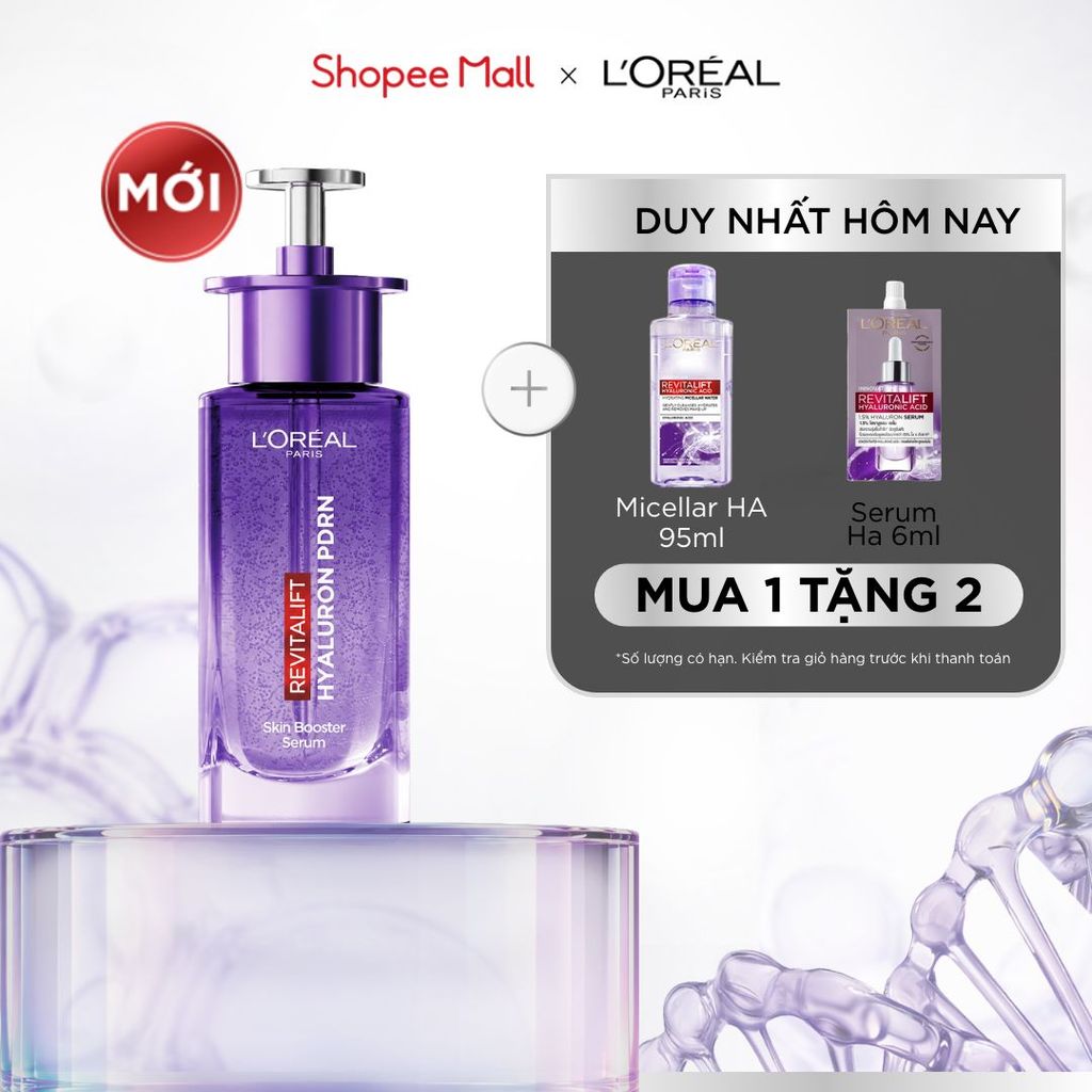 Dưỡng chất serum PDRN lên men sinh học, cảm nhận da Glass skin căng mọng, rạng…