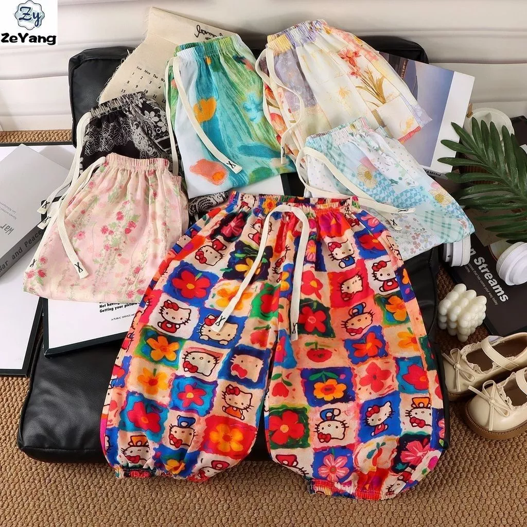 [ZY] 70-150 Hàng có sẵn Quần thông thường cho trẻ em Quần chống muỗi Quần rộng cho bé phù hợp với mọi lứa tuổi Thời trang Trẻ em