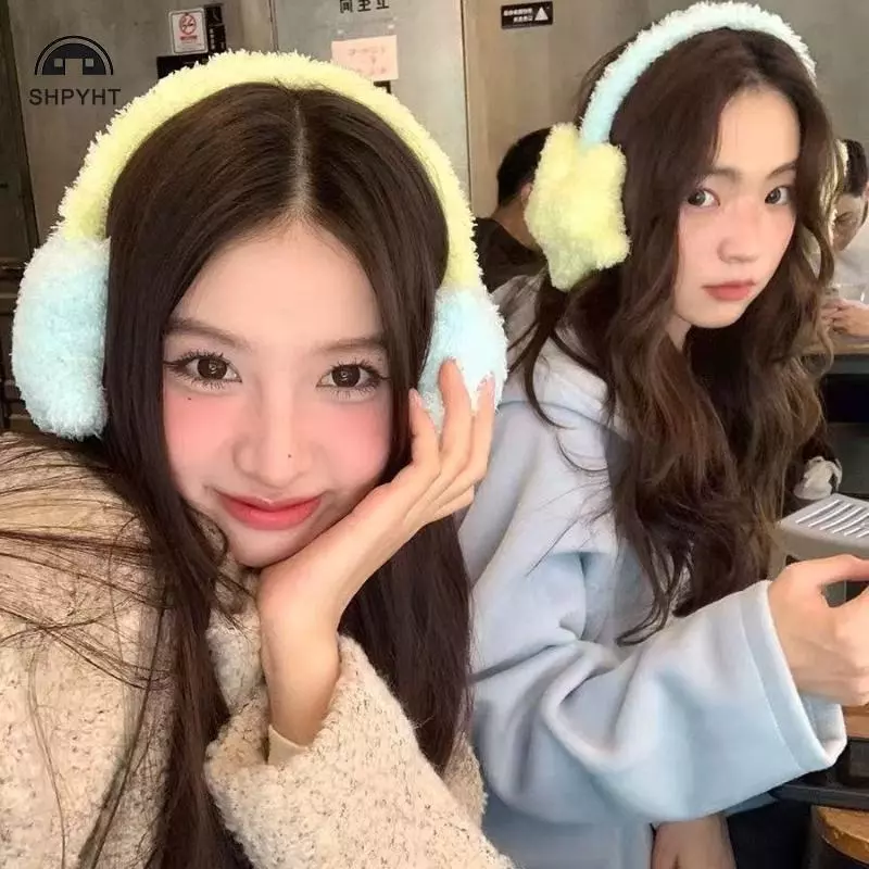 [SHPYHT] Bịt Tai Ngôi Sao Dễ Thương Sang Trọng Lông Tơ Ngoài Trời Ấm Áp Chống Gió Bịt Tai Kawaii Ngọt Ngào Đi Xe Đạp Tai Mùa Đông Ấm Áp Phụ Kiện Ngoài Trời Mới