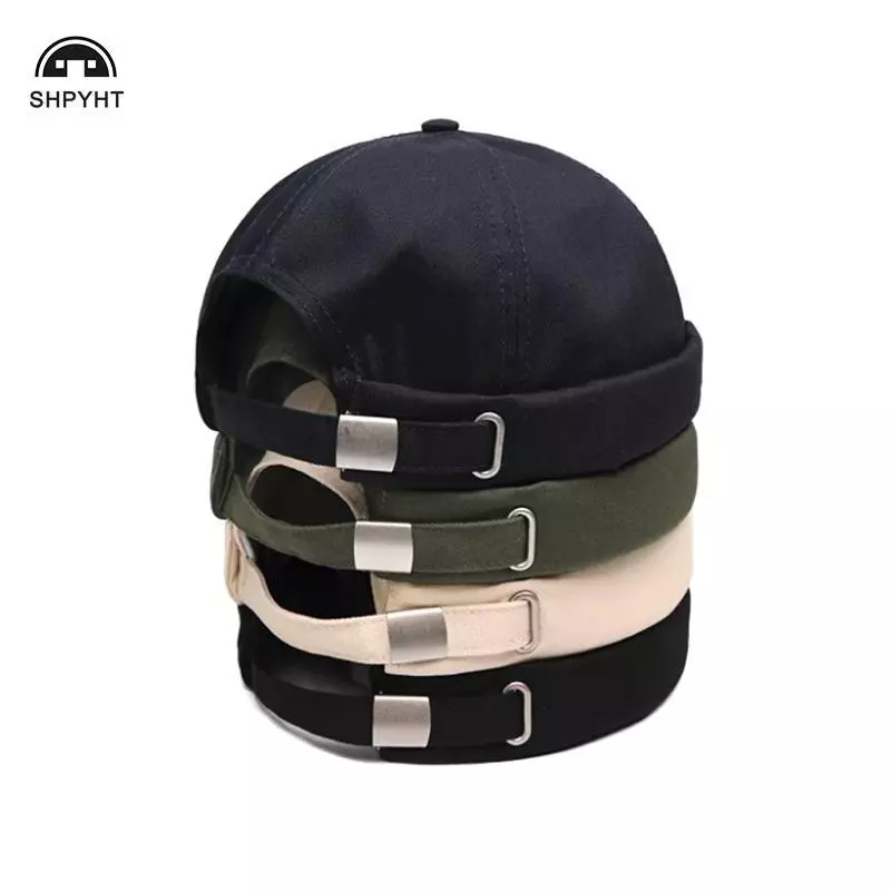 [SHPYHT] Mũ Snapba bóng chày Cotton không vành cổ điển Mũ đầu lâu Hip Hop có thể điều chỉnh mới