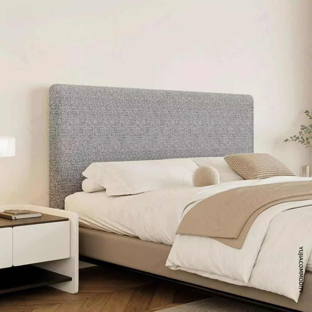 Vỏ bọc đầu giường co giãn bằng vải lanh, Tấm bảo vệ đầu giường chống bụi dày chống trượt, vừa vặn cỡ Queen King đầy đủ