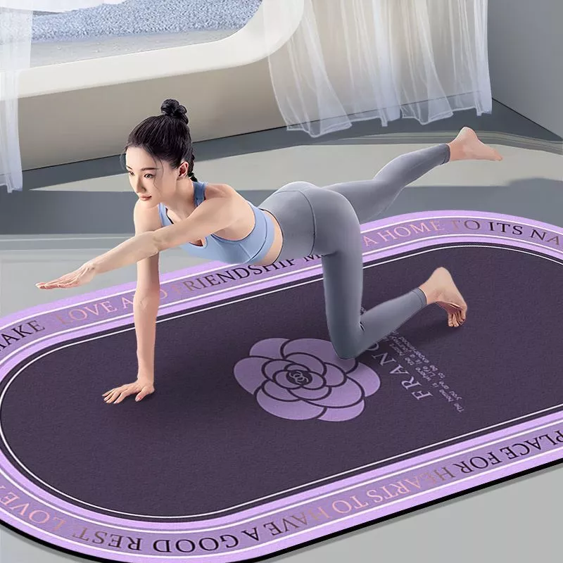 [Sản phẩm mới] Thảm tập Yoga chống sốc bùn tảo cát Thảm tập Yoga chống mài mòn Cách âm Giảm tiếng ồn Chúng tôi