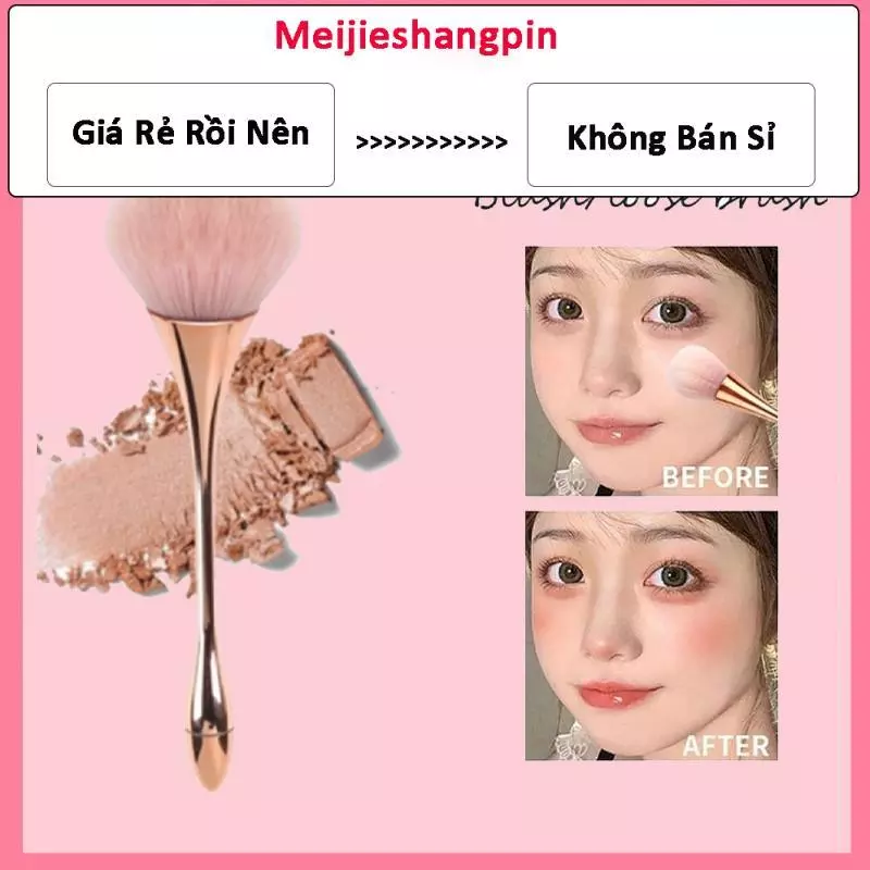 Cọ trang điểm thân mảnh cao cấp Meijieshangpin tán nền phủ phấn đánh má hồng