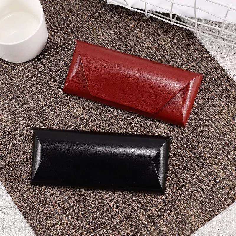 Hộp Đựng Kính Nam Retro Nghệ Thuật Mắt Kính Mát Hộp Bảo Quản Nữ Di Động Chống Áp Lực Bông Tai Kẹp Đơn Giản Kính Mát