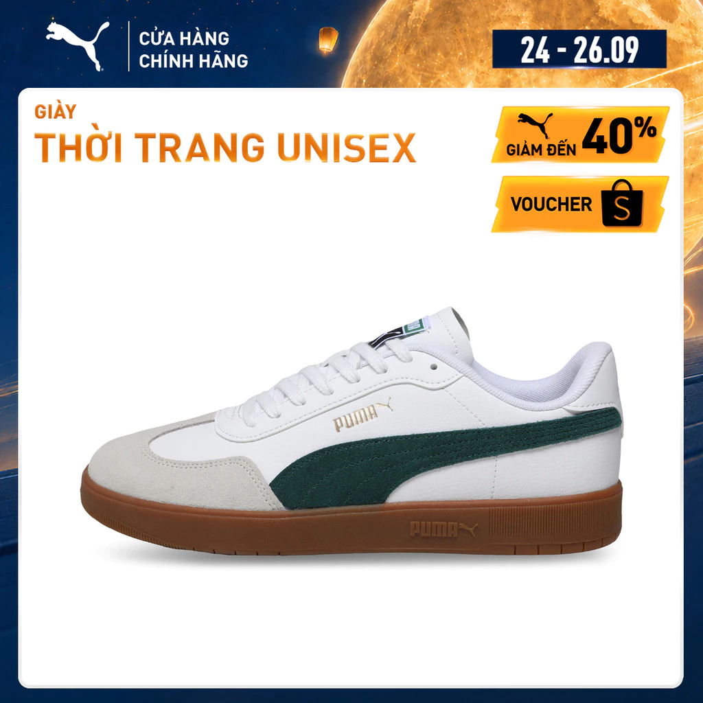Giày Thời Trang PUMA Unisex Ascenso Warm White-Dark Myrtle Màu Trắng