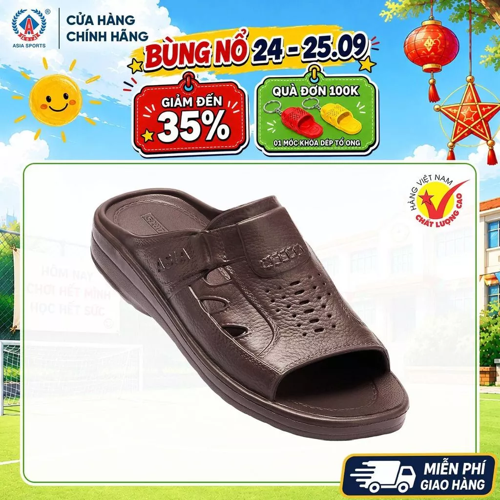 Dép Quai Ngang Nam ASIA Nhựa EVA Siêu Nhẹ - Dép Lê Nam Đa Dụng Đi Trong Nhà Đi Chơi Êm Chân Bền Đẹp - DME156