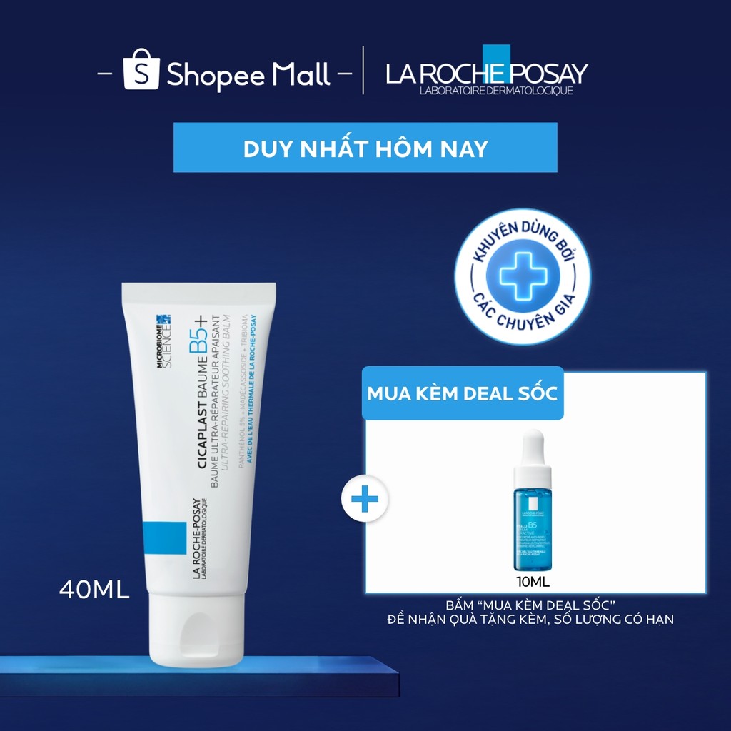 Kem Phục Hồi Đa Năng & Dưỡng Ẩm La Roche-Posay Cicaplast Baume B5+ (40ml) giúp…