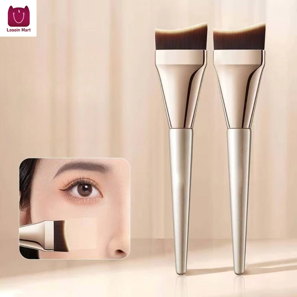 Cọ trang điểm, cọ đầu to, cọ tán kem nền siêu mảnh, không bết dính, nhẹ nhàng cho da.