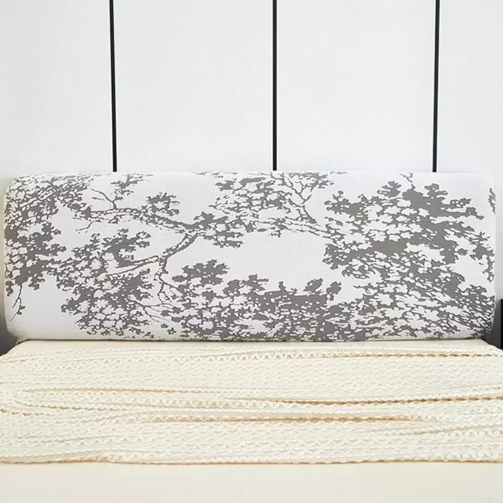 Co Giãn Flannel Headboard Cover Chống Trượt Chống Bụi Đầu Giường Trượt Bảo Vệ Queen King Size