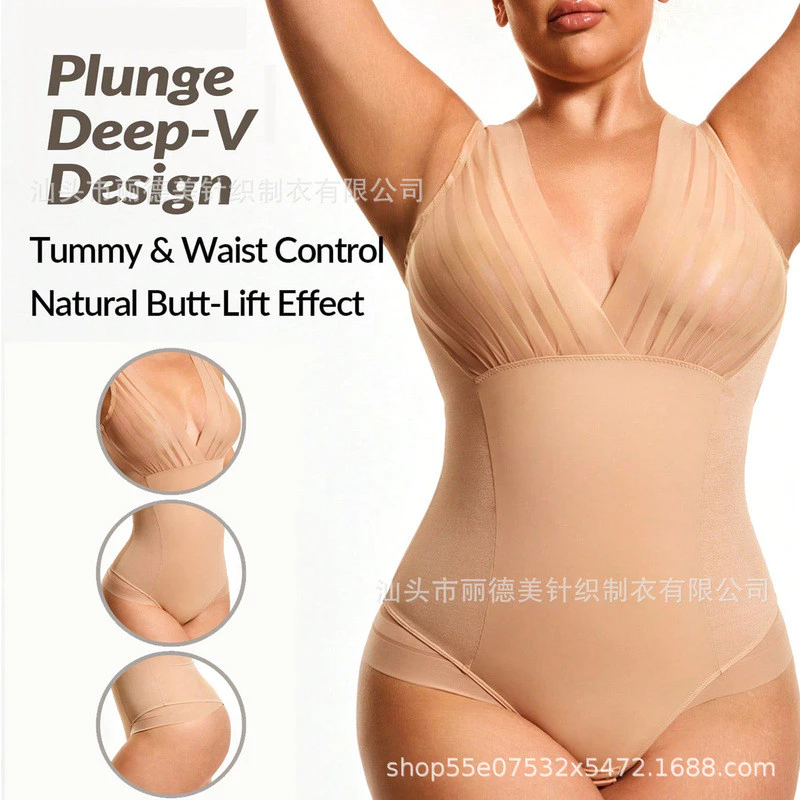 Châu Âu Mỹ Xuyên Biên Giới Định Hình Cơ Thể Body Body Định Hình Eo Gạc Thoáng Khí Bụng Narrowing Body Nữ Plus Kích Thước Corset