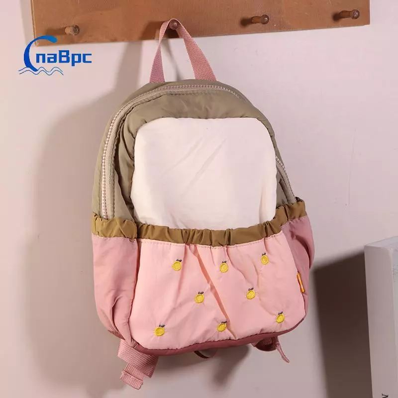 < CnaBpc > Túi đi học thêu trẻ em Thời trang Dễ thương Nhẹ Mẫu giáo Hợp thời trang Túi hành lý Bapa Mới
