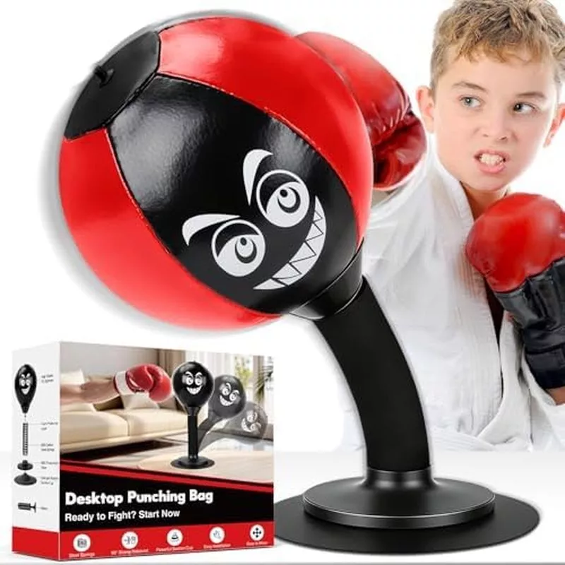 Túi đục lỗ để bàn - Giảm căng thẳng, Thiết kế cốc hút cho bàn văn phòng và quầy, Bóng giảm căng thẳng hạng nặng, Quà tặng vui nhộn Thích hợp cho mọi lứa tuổi