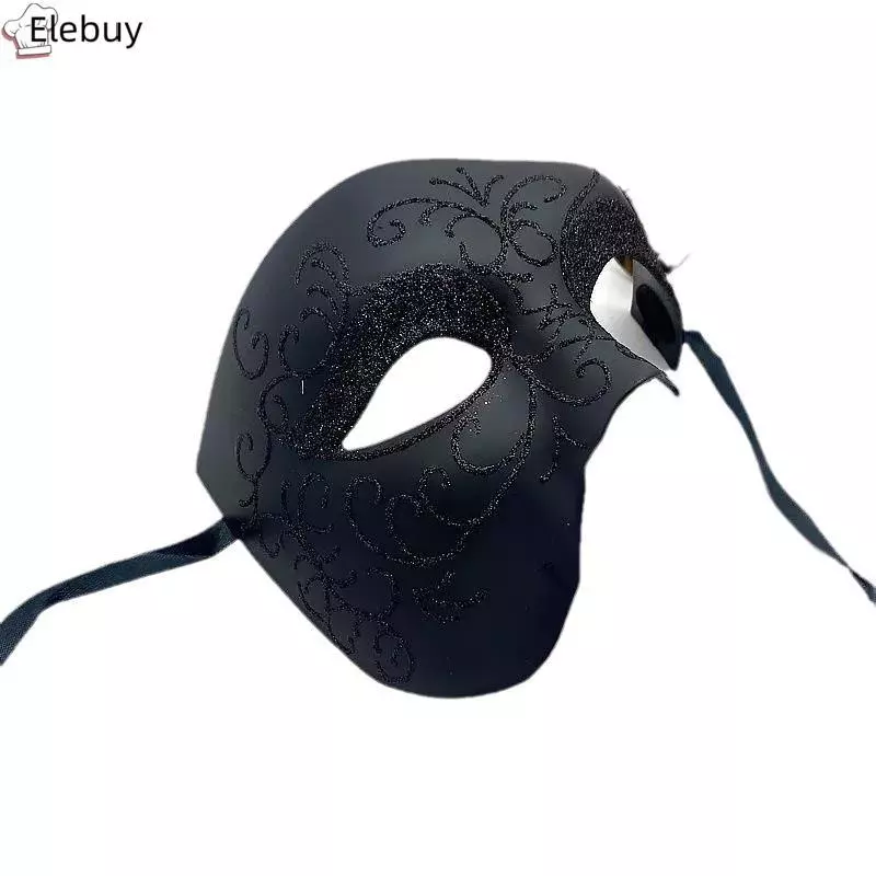 [Ele-T] Trang Phục Hóa Trang Halloween Hóa Trang Nam Hóa Trang Nửa Mặt Người Lớn Phantom Của Mặt nạ Một Mắt Hoàng Tử Retro
