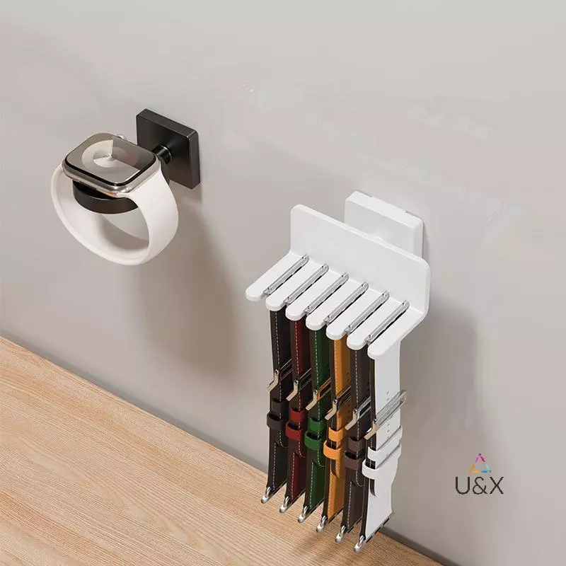 Bộ sắp xếp dây đeo đồng hồ U & X A Thích hợp cho dây đeo đồng hồ, có thể gắn tường, để lưu trữ phụ kiện dây đeo đồng hồ thông minh. Mới