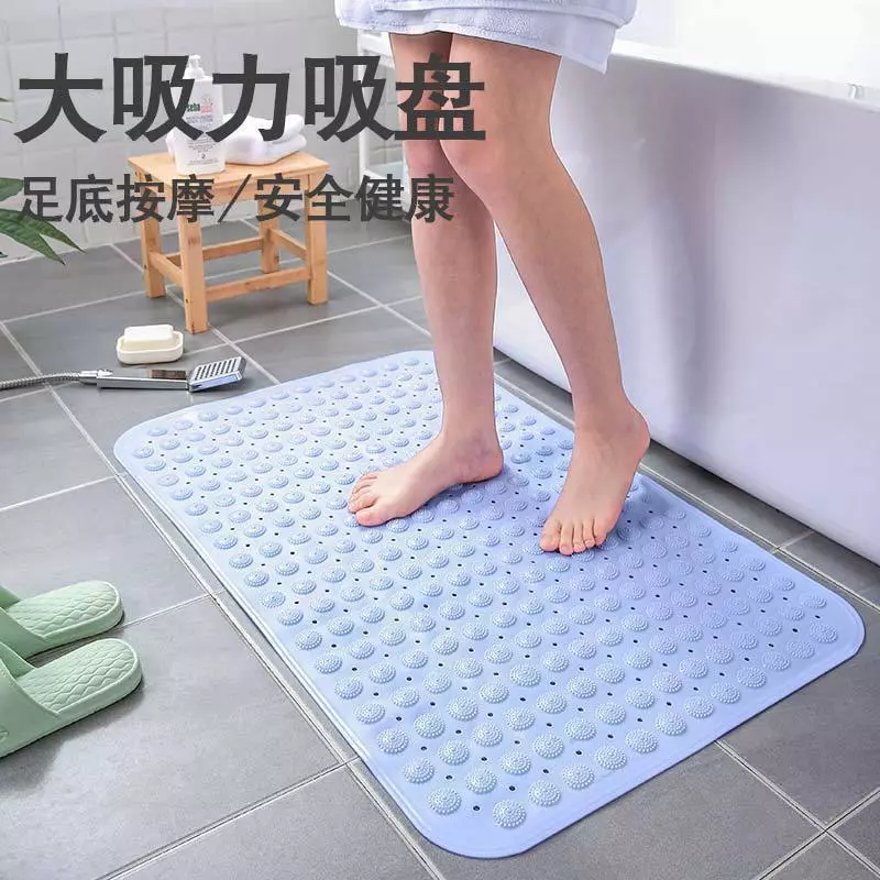 Thảm chống trượt phòng tắm hình vuông, cốc hút, thân thiện môi trường, chống trơn trượt, an toàn khi tắm, massage chân, dùng cho nhà tắm gia đình