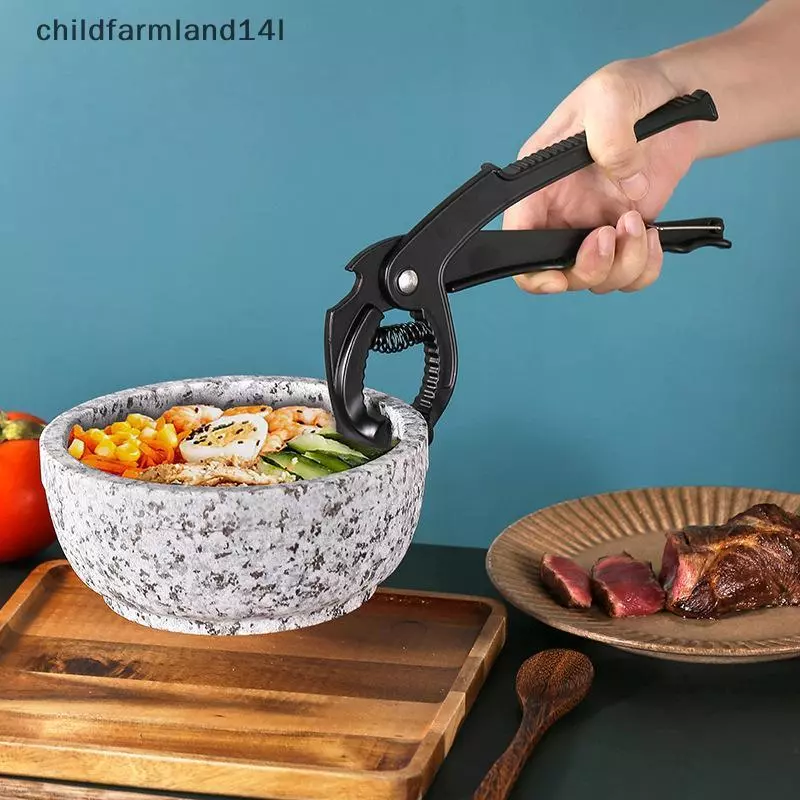 Đá Nồi Kẹp Chống Bỏng Bát Giá Đỡ Đĩa Nóng Tông Cho Nồi Chiên Không Khí Nướng Nồi Dụng Cụ Nhà Bếp Dụng Cụ