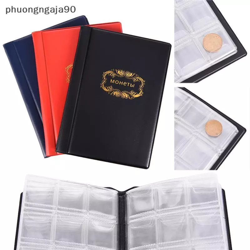 Đồng Xu Nga Album 10 Trang 120 Túi Đồng Xu Bộ Sưu Tập Cuốn Sách Đồng Xu Chủ Album